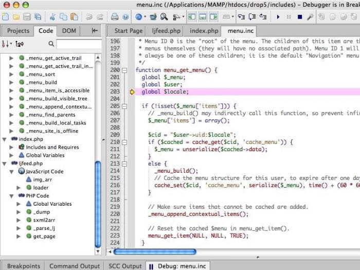 Komodo html editor